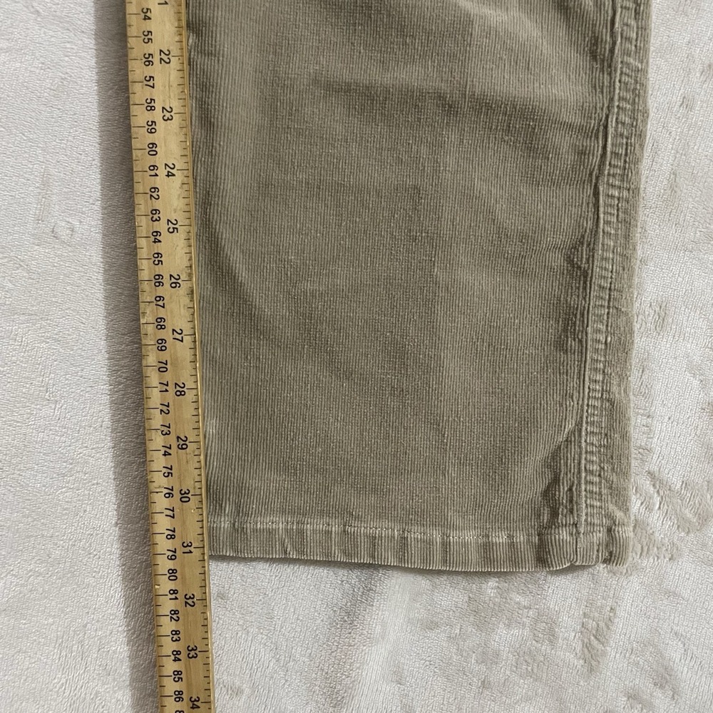 Woolrich Corduroy Pants Womens Size‎ 8 Beige Straight Leg Stretch Casual - Picture 6 of 8